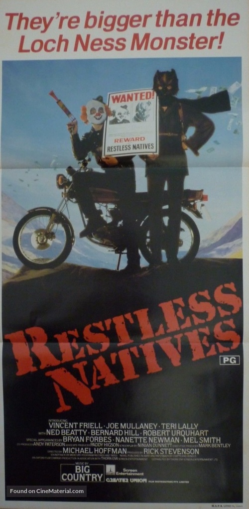 Restless Natives - British Movie Poster