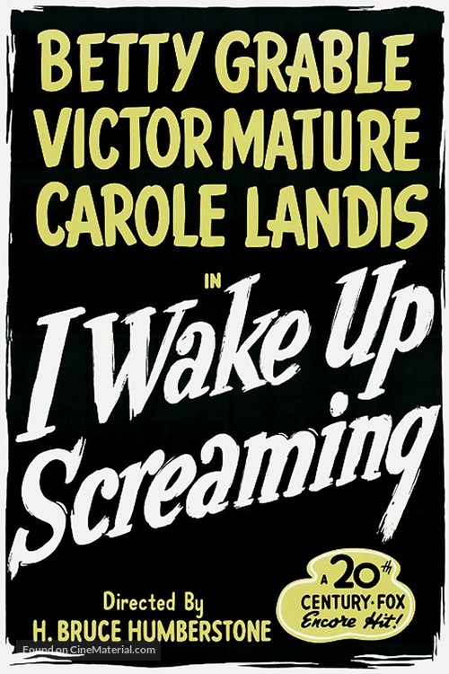 I Wake Up Screaming - Movie Poster
