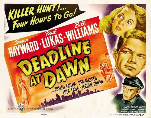 Deadline at Dawn - Movie Poster
