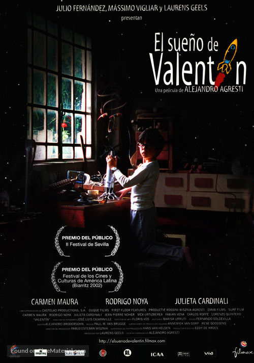 Valent&iacute;n - Spanish Movie Poster