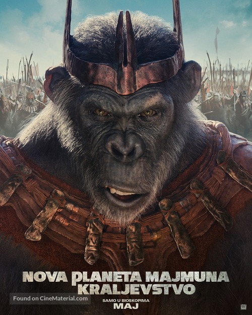 Kingdom of the Planet of the Apes - Serbian Movie Poster