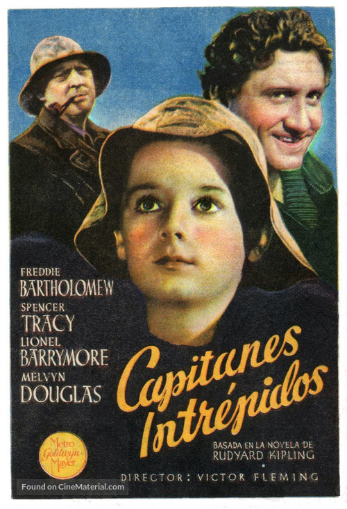 Captains Courageous - Spanish Movie Poster