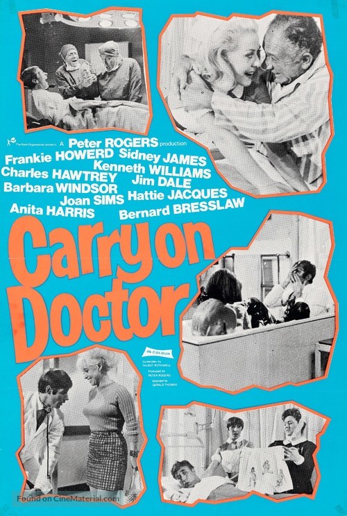Carry on Doctor - British Movie Poster