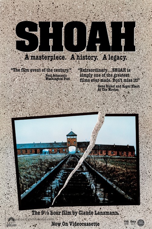 Shoah - Video release movie poster