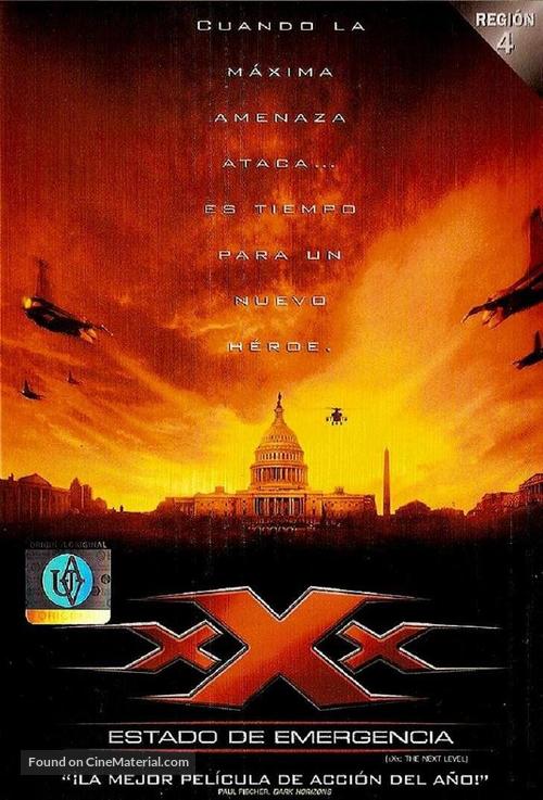 XXX 2 - Argentinian DVD movie cover