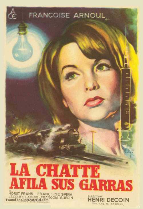 La chatte sort ses griffes - Spanish Movie Poster