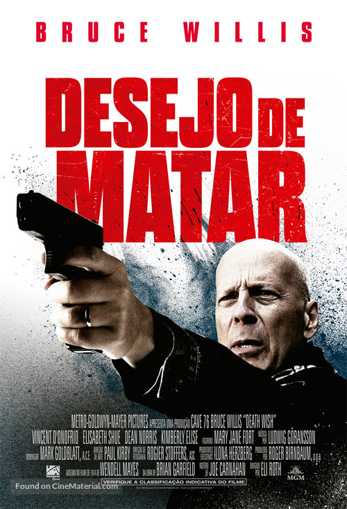 Death Wish - Brazilian Movie Poster