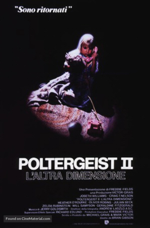 Poltergeist II: The Other Side - Italian Movie Poster