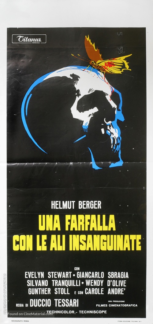 Una farfalla con le ali insanguinate - Italian Movie Poster