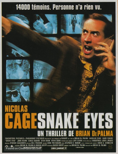Snake Eyes - French Movie Poster