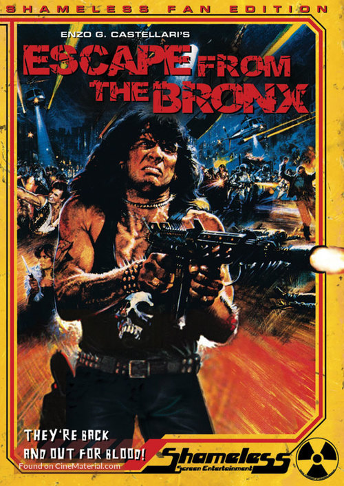 Fuga dal Bronx - British DVD movie cover