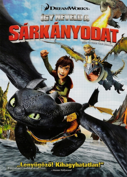 How to Train Your Dragon - Hungarian DVD movie cover