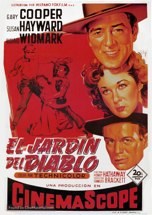 Garden of Evil - Spanish Movie Poster