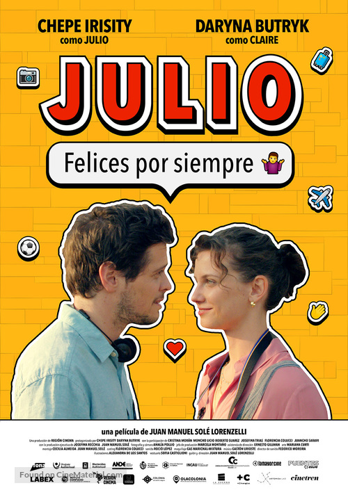 Julio, felices por siempre - Argentinian Movie Poster