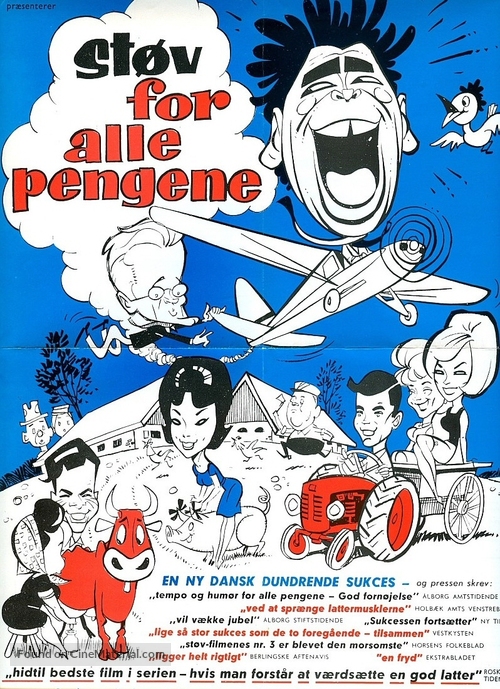 St&oslash;v for alle pengene - Danish Movie Poster