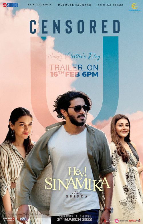 Hey Sinamika - Indian Movie Poster