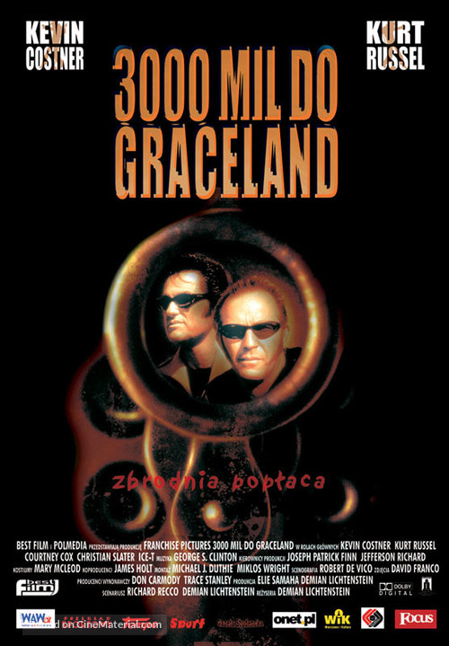 3000 Miles To Graceland - Polish Movie Poster