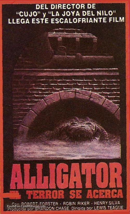 Alligator - Argentinian VHS movie cover