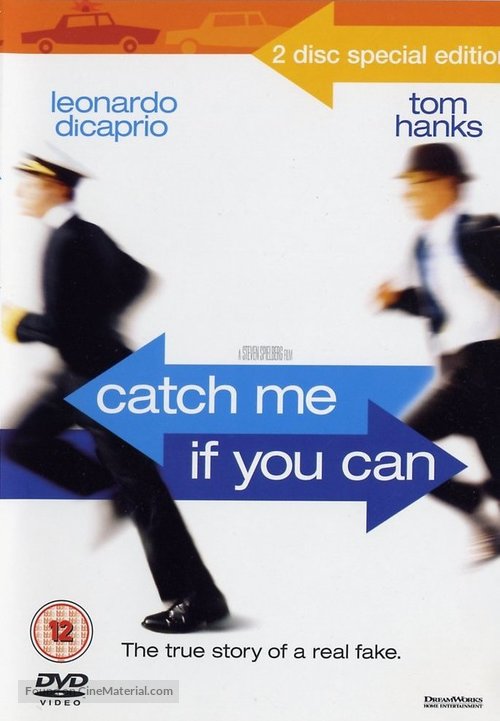 Catch Me If You Can - British DVD movie cover