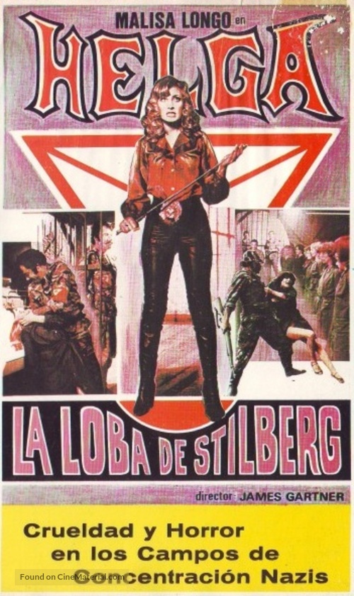Helga, la louve de Stilberg - Spanish VHS movie cover