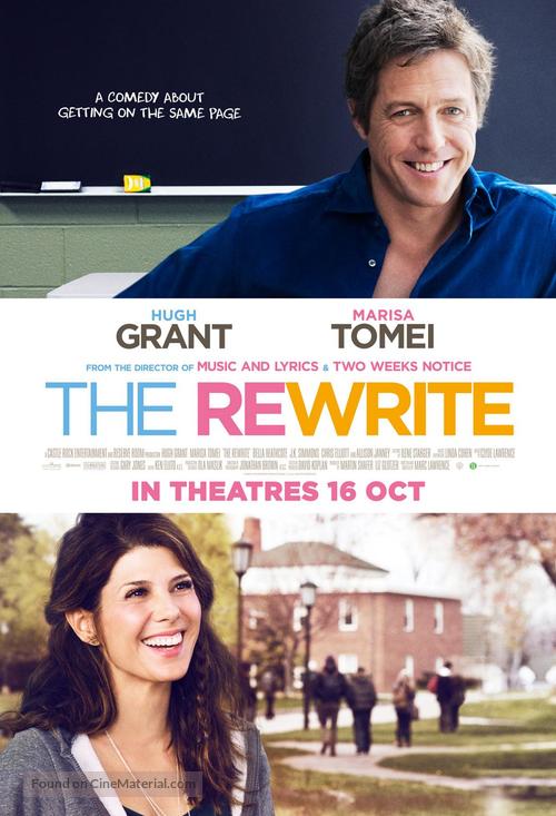 The Rewrite - Singaporean Movie Poster