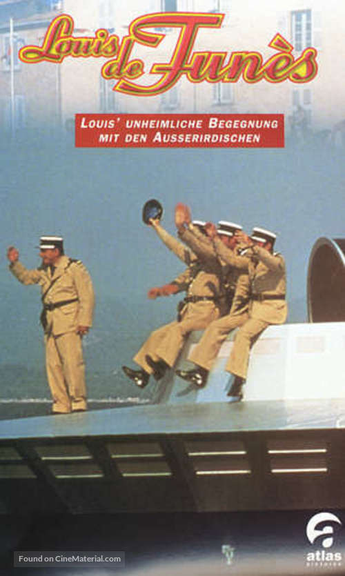 Le gendarme et les extra-terrestres - German VHS movie cover