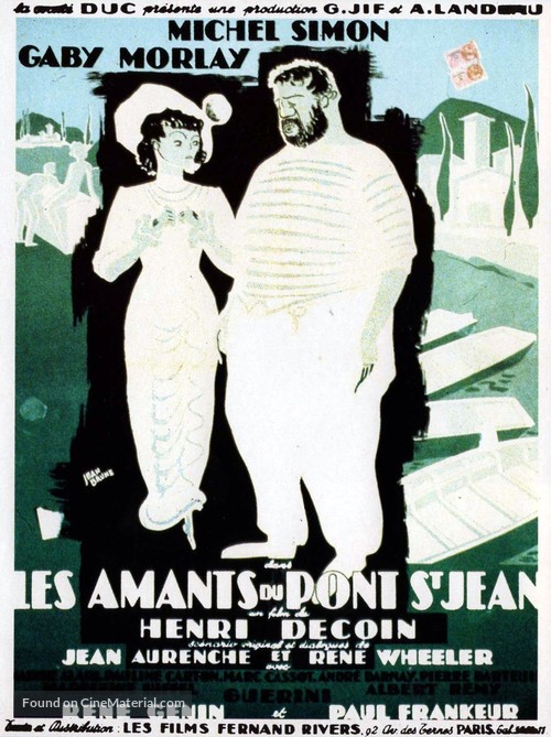 Amants du pont Saint-Jean, Les - French Movie Poster