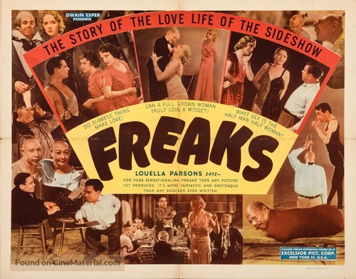 Freaks - Re-release movie poster