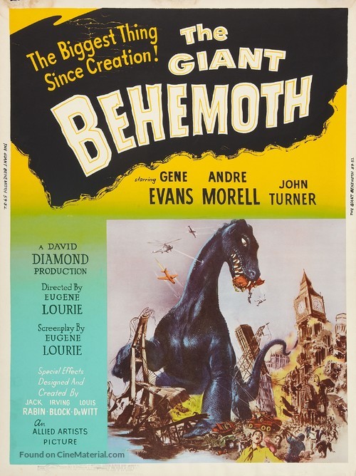 Behemoth, the Sea Monster - Movie Poster