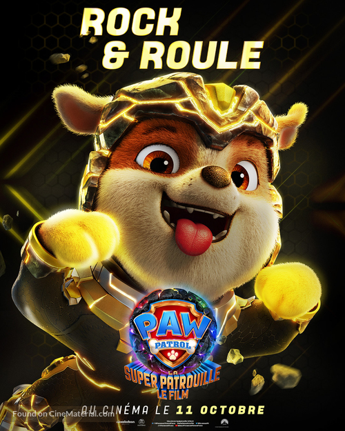 PAW Patrol: The Mighty Movie - French Movie Poster