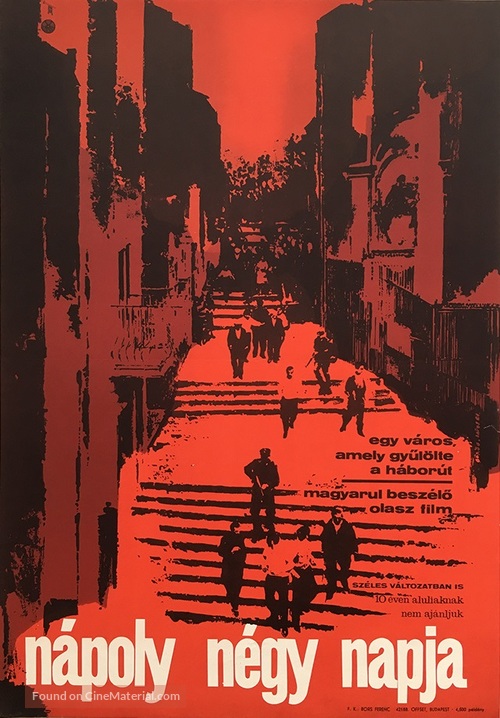 Le quattro giornate di Napoli - Hungarian Movie Poster