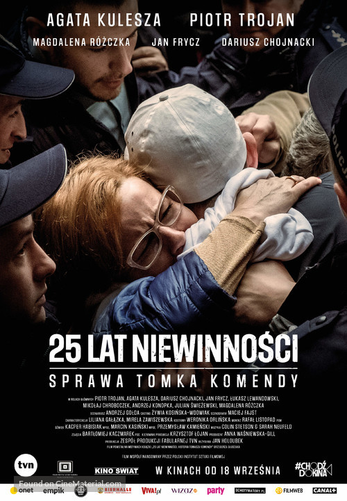 25 lat niewinnosci. Sprawa Tomka Komendy - Polish Movie Poster