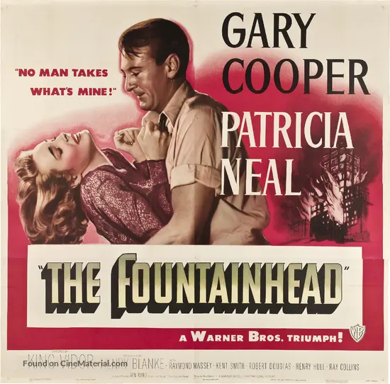 The Fountainhead (1949) movie poster