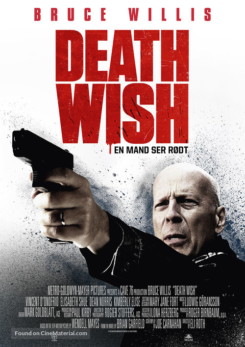 Death Wish - Danish Movie Poster