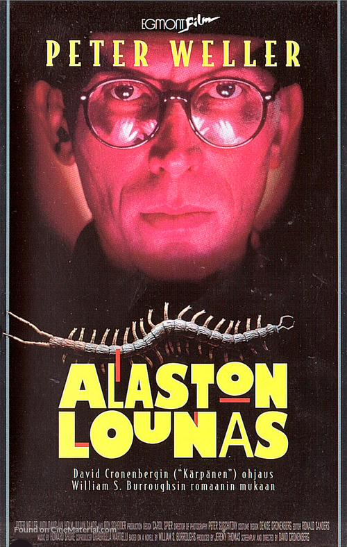Naked Lunch - Finnish VHS movie cover