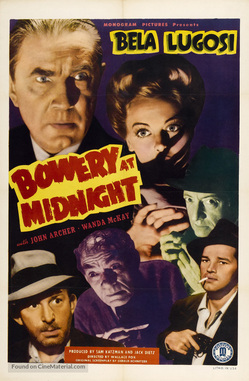 Bowery at Midnight - Movie Poster
