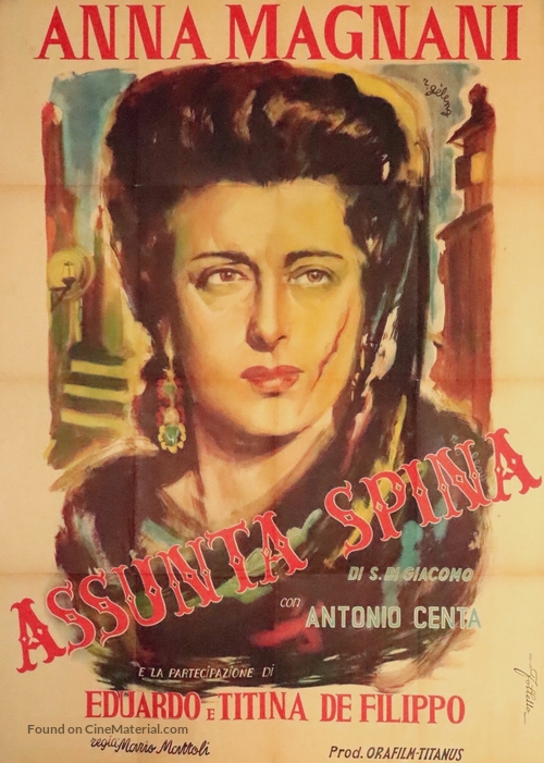 Assunta Spina - Italian Movie Poster
