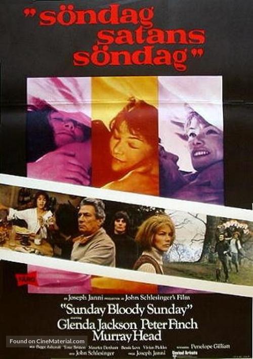 Sunday Bloody Sunday - Swedish Movie Poster