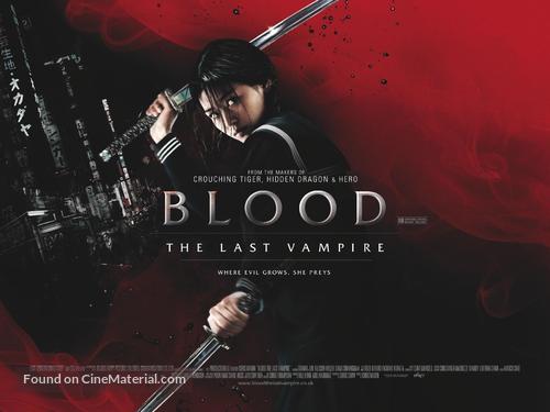 Blood: The Last Vampire - British Movie Poster