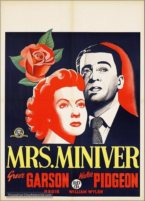 Mrs. Miniver - Dutch Movie Poster