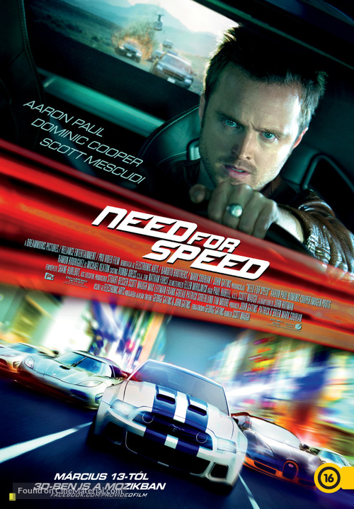 Need for Speed - Hungarian Movie Poster