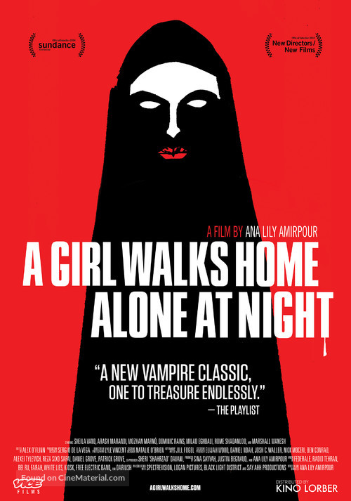 A Girl Walks Home Alone at Night - Movie Poster