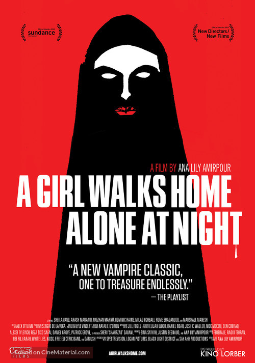 A Girl Walks Home Alone at Night - Movie Poster