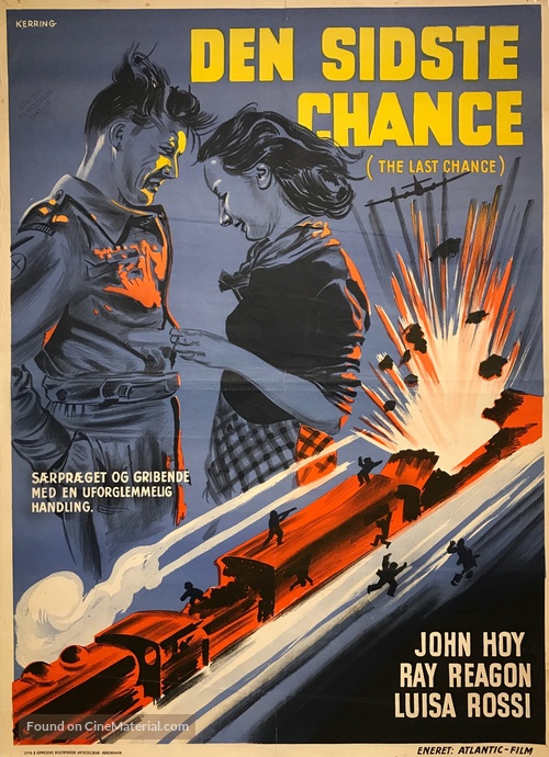 Die letzte Chance - Danish Movie Poster