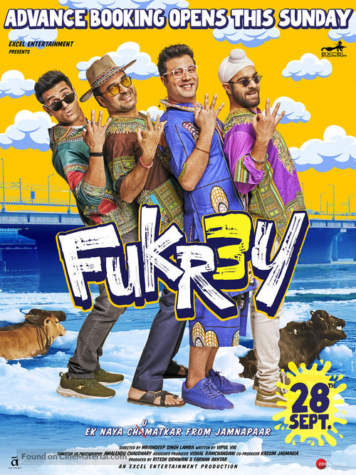 Fukrey 3 - Indian Movie Poster