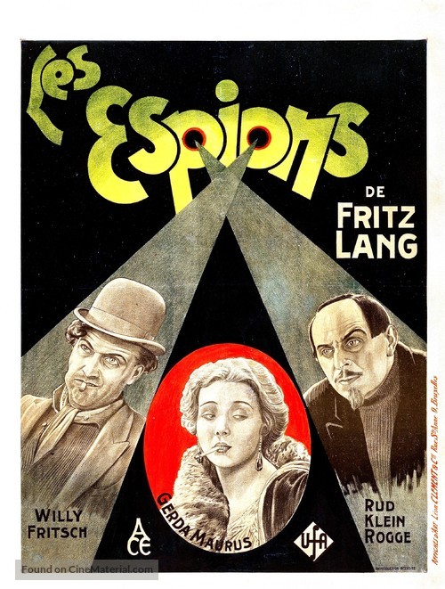 Spione - Belgian Movie Poster