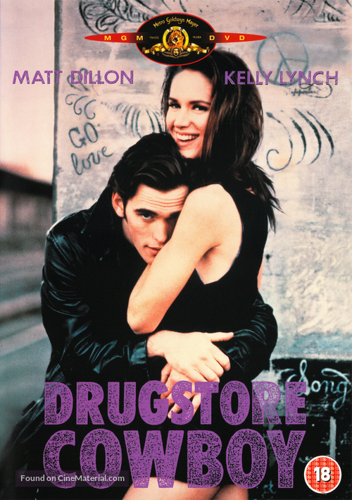 Drugstore Cowboy - British DVD movie cover