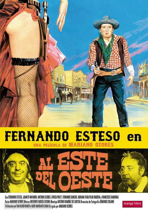 Al este del oeste - Spanish DVD movie cover