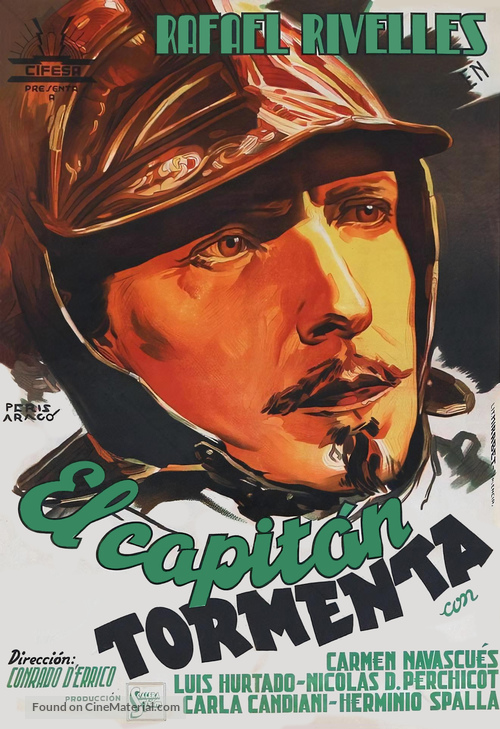 Capitan Tempesta - Spanish Movie Poster
