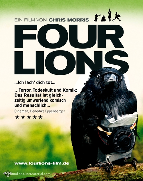 Four Lions - Swiss poster